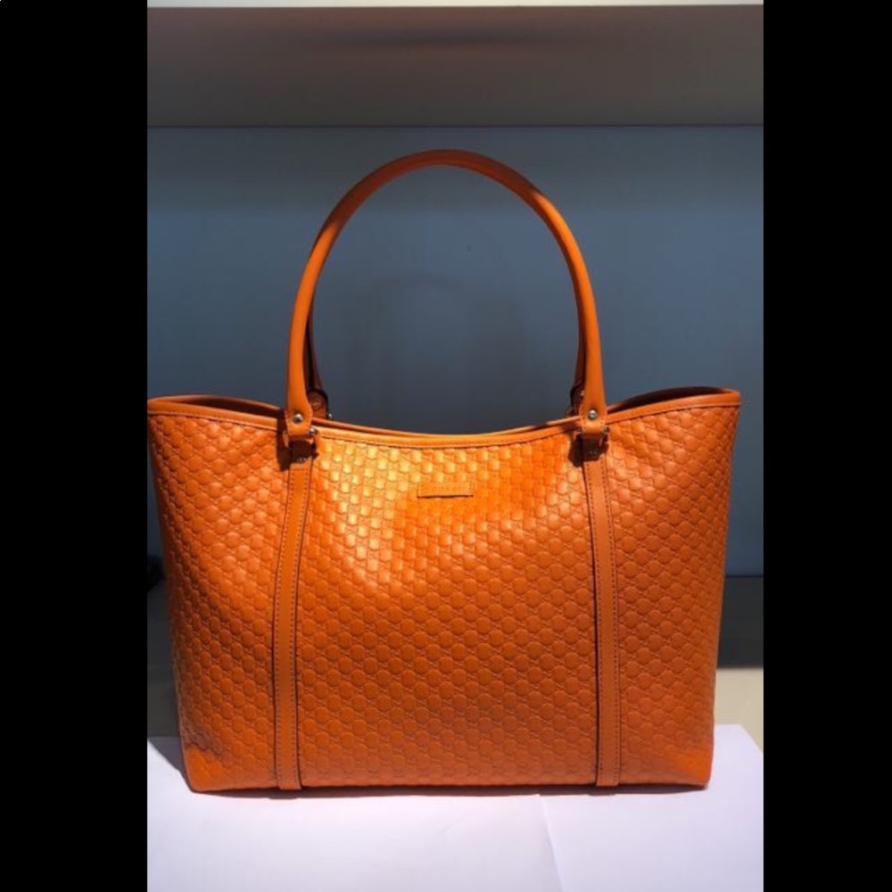 Gg leather tote